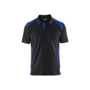 BLAKLADER - 332410509985XXL Polo Negro/Azul aciano-EAN 7330509447178 CAMISETAS Y POLOS DE TRABAJO - Product Image 1