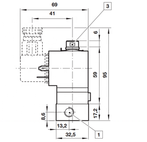 โซลินอยด์วาล์วแบบป๊อปเป็ตขนาด 32 มม. รุ่นใหม่ V04X286M-B623A จากสต็อกราคาถูก - Product Image 4