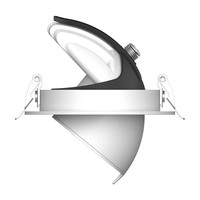 Sortie d'usine COB tout aluminium angle réglable surbrillance plafonnier downlight projecteur pour magasin hôtel et appartement