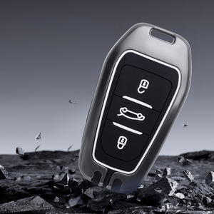 Étui à clés en métal avec logo de voiture en alliage de zinc pour Peugeot 3008 308 408 407 5008 pour Citroën C1 C2 <span class=keywords><strong>C3</strong></span> C4 C5 DS3 DS4 DS5 DS6 Accessoires - Product Image 4