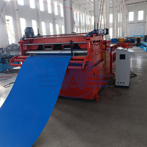 Steel Coil Slitting Slitting and Rewinding Machine Steel Coil Uncoiling Sheet <b>Leveling</b> Shearing Stacking Line - Product Image 4