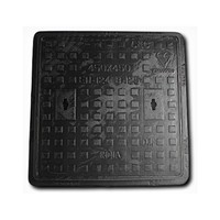 Couvercle de manhole en fonte ductile robuste Jingdong, prix usine, taille personnalisée, noir, demi-poids, pour la sécurité des parkings