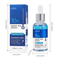 Essence d'acide salicylique de marque privée XM OEM ODM réparation des pores nourrit la peau améliore la matité et maintient la stabilité sérum