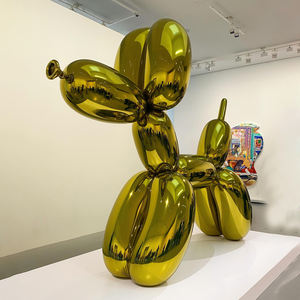 Grande sculpture intérieure moderne personnalisée pop art ballon grandeur nature en fibre <span class=keywords><strong>de</strong></span> verre sculpture <span class=keywords><strong>de</strong></span> <span class=keywords><strong>chien</strong></span> sculpture <span class=keywords><strong>de</strong></span> sol en résine décoration <span class=keywords><strong>de</strong></span> la maison - Product Image 1
