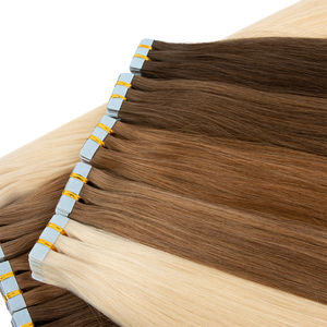 <span class=keywords><strong>Extensiones</strong></span> de <span class=keywords><strong>Cabello</strong></span> Adhesivas de Venta Caliente, <span class=keywords><strong>Extensiones</strong></span> de <span class=keywords><strong>Cabello</strong></span> Humano Remy con Cutícula Alineada - Product Image 1