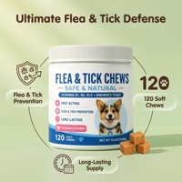 Friandises à mâcher souples OEM pour la prévention des puces et des tiques chez le chien, avec vitamines B1, B6, B12 et supplément de levure de bière pour la prévention des puces et des tiques