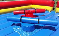Jeux gonflables d'extérieur Smile Inflatables, jeux de duel gonflables, jeux de joute de gladiateurs, plateforme de jeux gonflables, certifiés CE, PVC