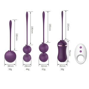 Pelota de Ejercicio Vaginal de Silicona Impermeable, Bolas de <span class=keywords><strong>Kegel</strong></span> para Después del <span class=keywords><strong>Embarazo</strong></span> - Product Image 2