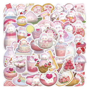 Adesivi in PVC Impermeabili Personalizzati Colorati Mini Auto da Corsa <span class=keywords><strong>JDM</strong></span> 100 Pezzi Decorazione per le Feste - Product Image 6