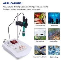 PHS-3C 2 en 1 testeur de PH analyseur de qualité de l'eau compteur d'acidité d'étalonnage automatique de bureau pour piscine d'aquarium de peau de laboratoire