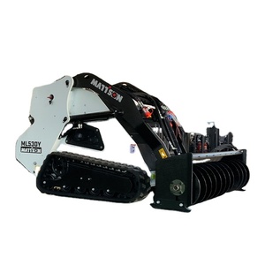 Yanmar 디젤 엔진 1Ton 추적 미니 스키드 스티어 로더 및 부착물을 갖춘 2025 <span class=keywords><strong>Mattson</strong></span> 30HP 강력한 스키드 스티어 로더 ML530Y - Product Image 1