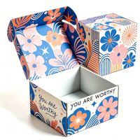 Boîte d'expédition en carton ondulé en kit, personnalisable avec impression double face - Emballage entièrement recyclable pour chaussures et vêtements (vente en gros OEM)