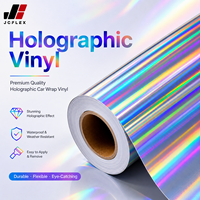 Película de Vinilo Holográfica Autoadhesiva, Resistente al Agua y a los Rayos UV, Brillante, para Impresión de Pósteres, para Plotter de Corte