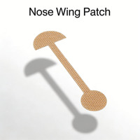 Patch nasal en tissu extensible doux pour application sur le visage et le nez, patch nasal élastique