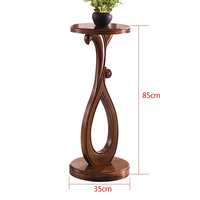 Table console sur pied en bois de chêne massif, style américain et européen, simple, antique, taille et couleur personnalisables, pour salon