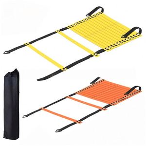 Escalera de Agilidad Fija para Entrenamiento de Fútbol, Escalera de Cuerda para Velocidad, Entrenamiento de Sensibilidad para Tenis y Taekwondo, Escalera Blanda para Saltos - Product Image 1