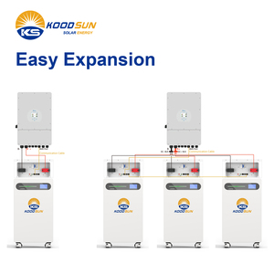 Koodsunコンパクトリチウム電池住宅用ソーラーハイブリッドパワーシステム - Product Image 4