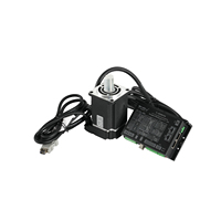 Moteur Servo DC Sans Balais Siheng Motor Factory 80mm 1Kw 3.2Nm 3000rpm 48VDC avec Frein et Driver pour Chariot Navette d'Entrepôt Intelligent CE