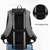 Sac à dos pour ordinateur portable unisexe, grand format (20-39L), résistant à l'eau, antivol, avec port de charge USB, personnalisable avec logo, pour affaires et école.