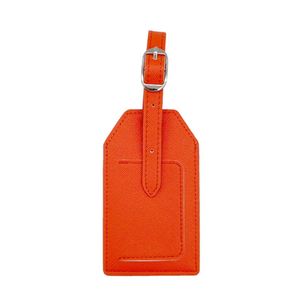 Étiquette de bagage personnalisée vierge pour compagnies aériennes, étiquette d'identification de valise en cuir PU tendance sur mesure pour la vente en gros - Product Image 6