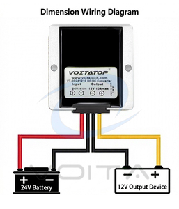 <span class=keywords><strong>Convertisseur</strong></span> DC-DC Élévateur et Abaisseur de Tension Personnalisable en Usine 5V 6V <span class=keywords><strong>12V</strong></span> 13.8V 19V <span class=keywords><strong>24V</strong></span> 28V 36V 48V 60V 72V 80V 84V 90V 100V 120V - Product Image 4