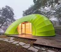 Camping en plein air géodésique polycarbonate igloo dôme maison serre tente kit glamping dôme maison