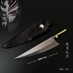 Pendentif en métal de dessin animé d'anime Kurosaki Ichigo Zangetsu <span class=keywords><strong>Ban</strong></span> <span class=keywords><strong>Kai</strong></span> Bleach, arme en métal, épée, porte-clés - Product Image 4