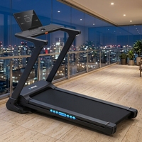 Nouveau Tapis de Course Électrique Pliable 2.0HP 2026 pour la Maison avec Inclinaison Automatique 1-18KM/H, Test de Fréquence Cardiaque, Écran LED, en Acier