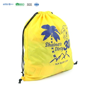 Custom Printed Drawstring Backpack Hot Selling Promo Bag for Events, Schools & Sports Teams