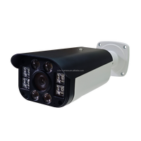 Kamera CCTV Bullet IP Logam Besar Tahan Cuaca Luar Ruangan dengan LED Array Daya Besar Jarak Jauh 50 Meter untuk Penglihatan Malam