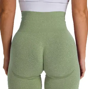 Celana Yoga Pinggang Tinggi Wanita, Legging Olahraga Elastis Nyaman