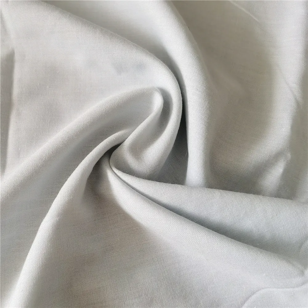 Pamuk/polyester tekstil t/c cep astar poplin stok dokuma düz boyalı giysiler/pantolon/takım elbise