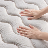 Matelas à ressorts ensachés en mousse à mémoire de forme au design européen, faible MOQ, pour usage scolaire et hospitalier, épaisseur 25 cm, fermeté moyenne, marque RUCAS