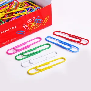 hot selling products colorful 28mm flat round paper clips