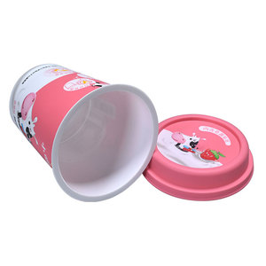 IML-taza <span class=keywords><strong>de</strong></span> plástico biodegradable para llevar <span class=keywords><strong>café</strong></span>, embalaje ecológico reutilizable con logotipo colorido impreso, con tapas - Product Image 1