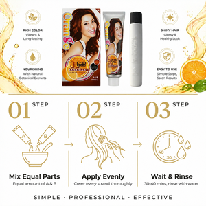 Crema de Coloración Capilar Orgánica Permanente Naranja de 80ml*2, con Extractos de <span class=keywords><strong>Plantas</strong></span> para Uso Profesional en Salón, Venta Caliente, 3 Años de Duración - Product Image 4