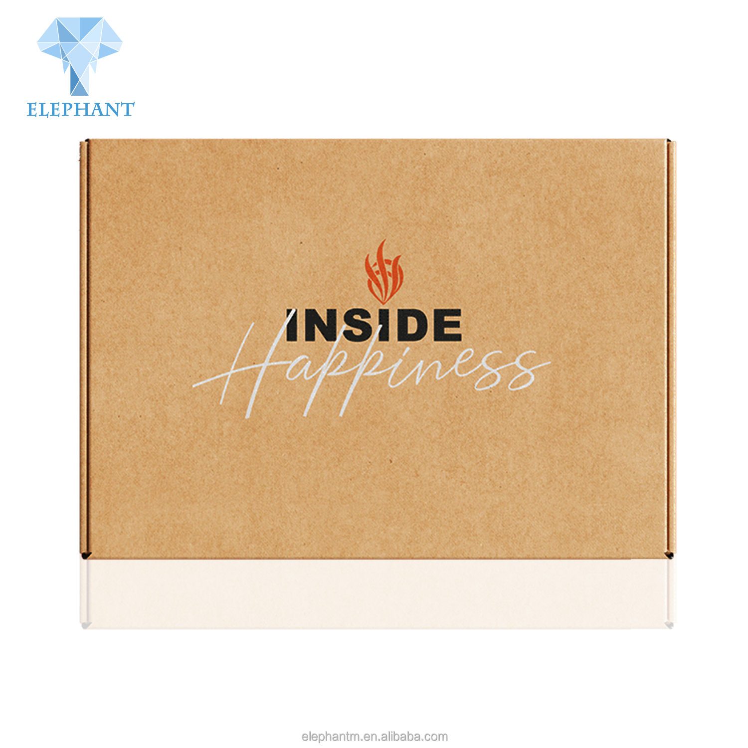 Custom Logo Gift Logo Printed Small Phone Case Packaging Kraft Cardboard Paper Box Packaging