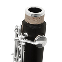 High-end Ebony Oboe 22 Key C Tone Silver-plated Button Semi-automatic Oboe Professional Performance Musical Instrument with Case