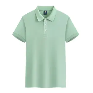 Hoge Kwaliteit Borduurwerk Logo Zwart En Rood Korte Mouwen Blanco Golf Polo T Shirt