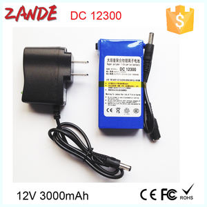 ホットセール DC-12300 超薄型ポリマー<span class=keywords><strong>Li-ion</strong></span>バッテリー LEDストリップ用 12V 3000mAh - Product Image 3