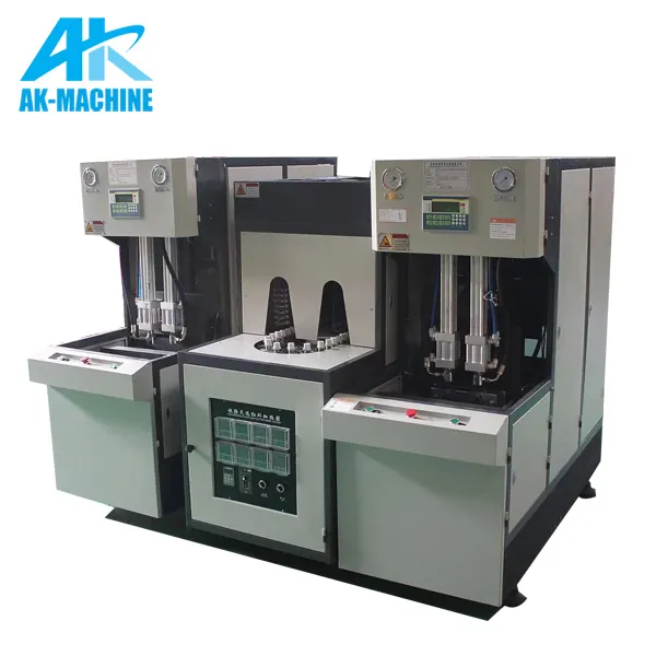 1000-2000BPH Semi Automatic Blowing Machine / AK-32 New Model Perfume Bottle Making Machinery