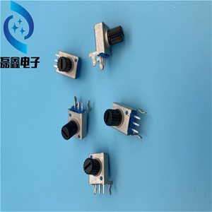 Potentiomètre rotatif simple RV0932 10K 50K 100K à axe moleté, résistance réglable pour l'électronique - Product Image 2