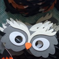 Men Cartoon Animal Felt Eye Mask Halloween Crazy City Festival Show Model 008