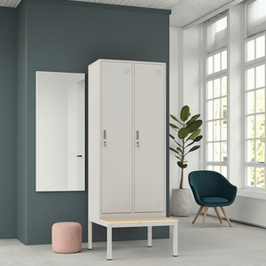Armario de Acero para el Hogar, Oficina o Escuela, Mueble Moderno de Acero para Dormitorio, Armario de Gran Capacidad para Guardar Ropa - Product Image 1