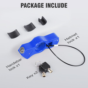 Bloqueo de manillar para vehículos eléctricos, de plástico azul, con dial mecánico, para freno y acelerador de scooter, antirrobo, mejora y adaptación - Product Image 4