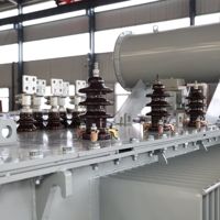 Transformateurs de puissance immergés dans l'huile à double enroulement sans charge 10 kV 630-6300 kVA triphasés 50/60 Hz 400 V Yyn0/Dyn11/Yza11