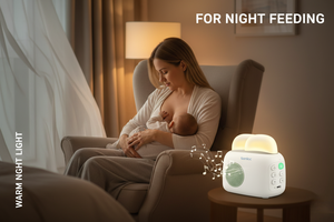 Machine à bruit blanc rechargeable pour chevet avec lumière RGB, minuterie, commande vocale et woofer - Marque privée disponible - Product Image 2