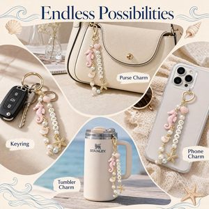 Offre Spéciale <span class=keywords><strong>Perles</strong></span> en acrylique en forme de coquillages, étoiles de mer et lettres, fausses <span class=keywords><strong>perles</strong></span>, <span class=keywords><strong>perles</strong></span> d'espacement en vrac <span class=keywords><strong>pour</strong></span> kit de fabrication de porte-clés DIY, fournitures de bijouterie et artisanat - Product Image 3