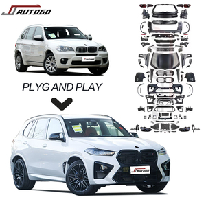 Kit de carrocería de nuevo diseño para <span class=keywords><strong>BMW</strong></span> <span class=keywords><strong>X5</strong></span> Series E70 2008 2009 2010 2011 2012 2013 actualización a G05 F95 LCI X5M 2023 estilo - Product Image 1