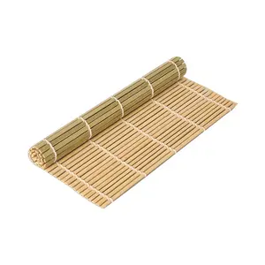 Großhandel Neuankömmling Hochwertige natürliche grüne Bambus Sushi Roll matte